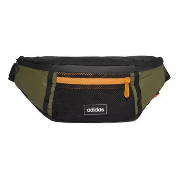Сумка street crossbody bag 'black green orange' Adidas, черный