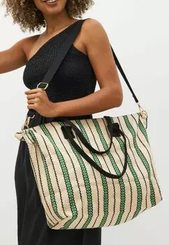 Сумка STRIPE FOLDAWAY SET Next, цвет green