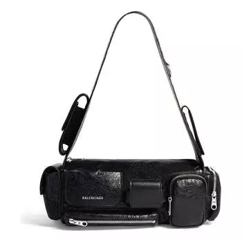 Сумка superbusy xs sling bag 'black' Balenciaga, черный