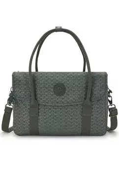 Сумка SUPERWORKER S Kipling, цвет sign green embosse