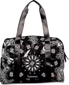 Сумка Supreme Bandana Tarp Small Duffle Bag Black, черный
