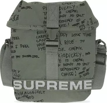 Сумка Supreme Field Side Bag Olive Gonz, зеленый