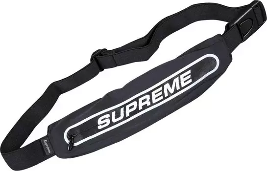 Сумка Supreme Running Waist Bag Black, черный