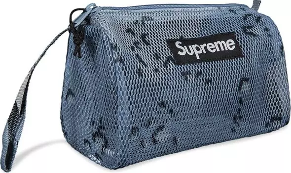Сумка Supreme Utility Pouch Blue Chocolate Chip Camo, синий