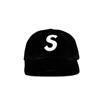 Сумка Supreme Velvet S с логотипом, 6 панелей, черная