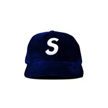 Сумка Supreme Velvet S с логотипом, 6 панелей, Королевский