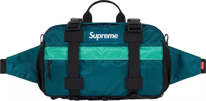 Сумка Supreme Waist Bag Teal, синий