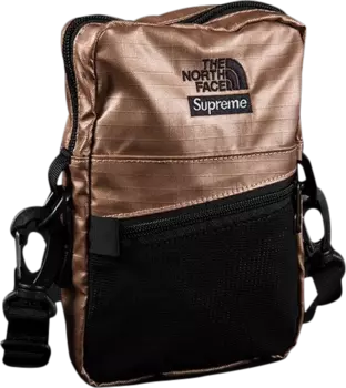Сумка Supreme x The North Face Metallic Shoulder Bag Rose, розовый