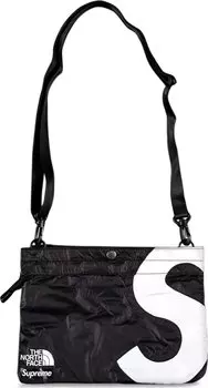 Сумка Supreme x The North Face S Logo Shoulder Bag Black, черный