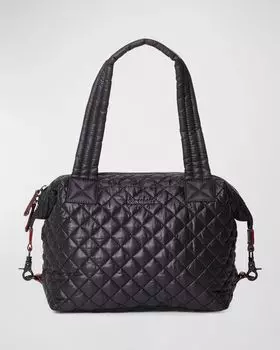 Сумка Sutton Deluxe среднего размера с верхней ручкой MZ WALLACE, цвет Black