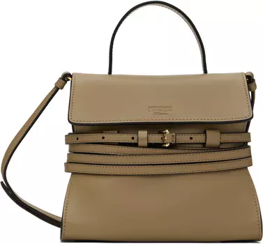 Сумка Tan 'Tie Me' маленькая Moschino