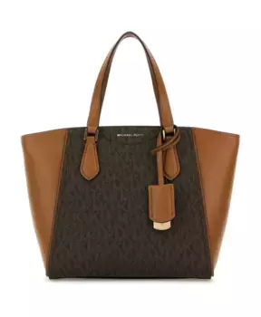 Сумка Taryn из холщовой ткани с принтом Michael Kors, мультиколор