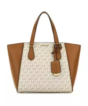 Сумка Taryn из холщовой ткани с принтом Michael Kors, мультиколор