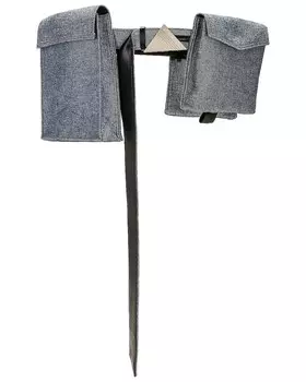 Сумка The Attico Cintura Belt, цвет Vintage Blue