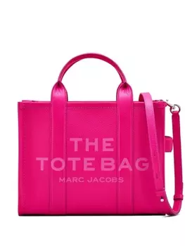Сумка The Medium Leather Tote Marc Jacobs, розовый