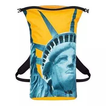 Сумка the north face statue of liberty waterproof backpack 'blue yellow' Supreme, синий
