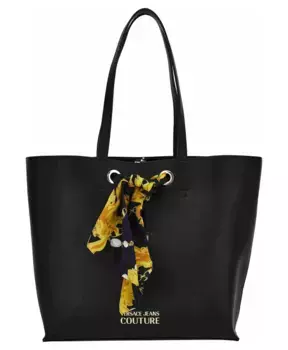 Сумка Thelma Classic Sketch 5 из сафьяновой кожи Versace Jeans Couture, черный