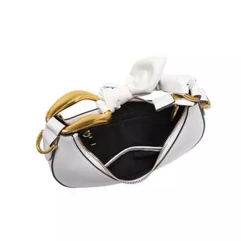 Сумка Tiffany & Fred из гладкой кожи с декорированной ручкой Tiffany & Fred Paris, белый