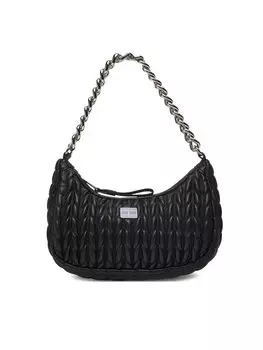 Сумка Tjw Iconic Shoulder Quilted Aw0Aw17302 Tommy Jeans, черный