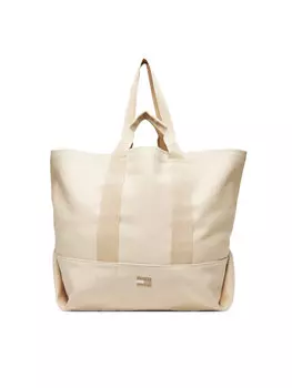 Сумка Tjw Tote Edition Canvas AW0AW17542 Tommy Jeans, бежевый