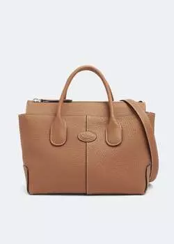 Сумка TOD'S Di small leather, коричневый