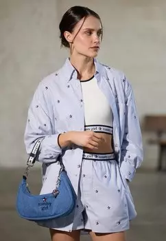 Сумка TOMMY GIRL ICONIC BAG UNISEX Tommy Jeans, синий