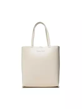 Сумка Tommy Jeans Must North South Patent Tote AW0AW15540, экрю