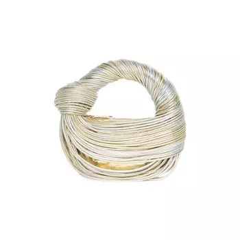 Сумка top-handle Bottega Veneta Mini Jodie Top Handle Bag, цвет Gold/Silver