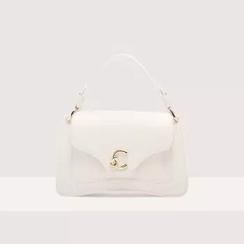 Сумка top-handle Coccinelle C-me medium, цвет Blanco