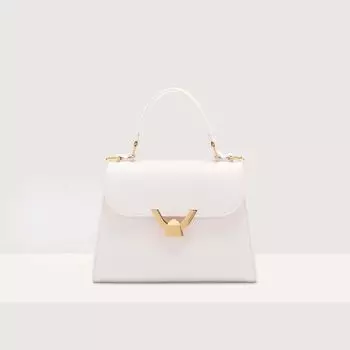 Сумка top-handle Coccinelle Dew Small, цвет Blanco