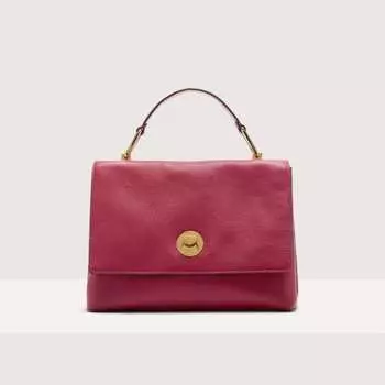 Сумка top-handle Coccinelle Liya Medium, цвет Sangria/Skin
