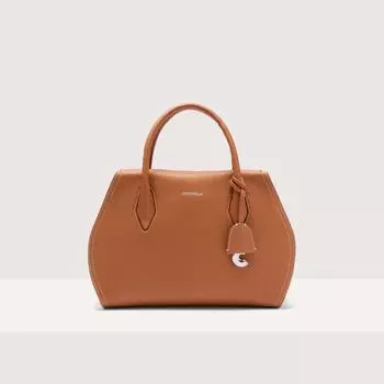Сумка top-handle Coccinelle Lord medium, цвет Cuir