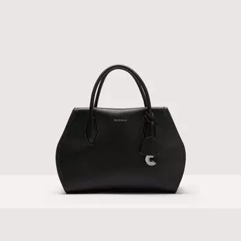 Сумка top-handle Coccinelle Lord medium, цвет Noir