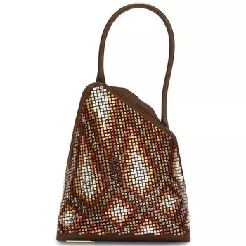 Сумка top-handle The Attico Sunset Top Handle Bag, цвет Chocolate Degrade