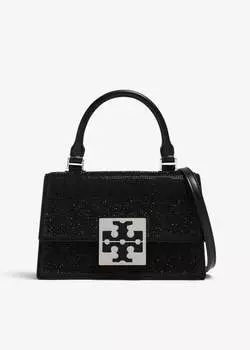 Сумка Tory Burch Bon Bon Mini Top-Handle, черный