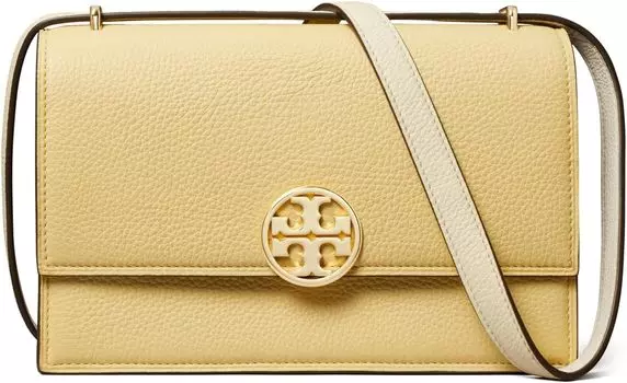 Сумка Tory Burch Miller Color-Block Shoulder Bag, цвет Light Honey