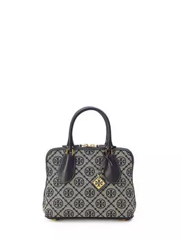 Сумка Tory Burch Mini T Monogram Jacquard Swing, светло-синий