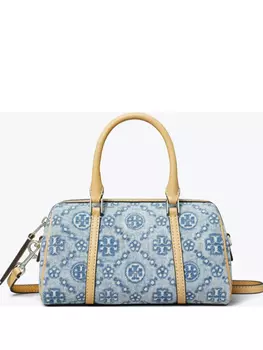 Сумка Tory Burch mini T Monogram, синий
