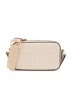 Сумка кросс-боди Tous с логотипом, бежевый