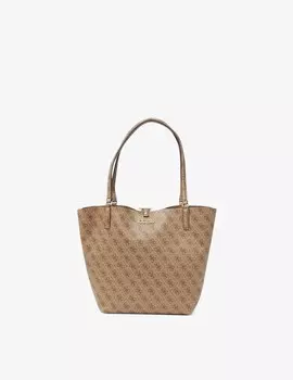 Сумка-тоут Alby Guess, бежевый
