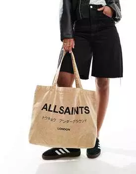 Сумка-тоут All Saints Underground из камня