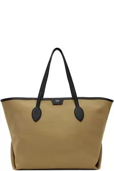 Сумка-тоут «Амалия» серо-коричневого цвета KHAITE