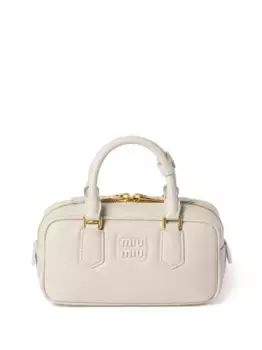 Сумка-тоут Arcadie MIU MIU, белый