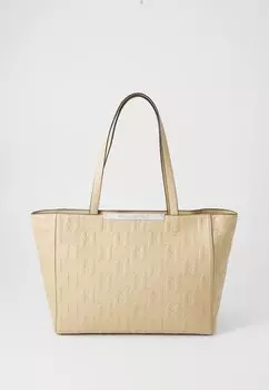 Сумка-тоут ARCHIVE BARRE TOTE KARL LAGERFELD, бежевый