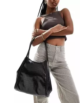 Сумка-тоут Asos Design Tubular, черный