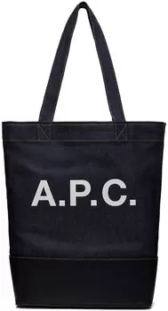Сумка-тоут Axelle темно-синего и черного цвета A.P.C.