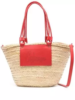 Сумка-тоут B.Sagitario из рафии Castaer, бежевый