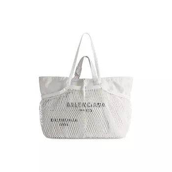 Сумка-тоут Balenciaga 24/7 Tote Bag, цвет White/Black