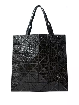 Сумка-тоут Bao Bao Issey Miyake Kaiju с треугольной плиткой, черный