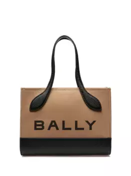 Сумка-тоут Bar Keep On с логотипом Bally, коричневый